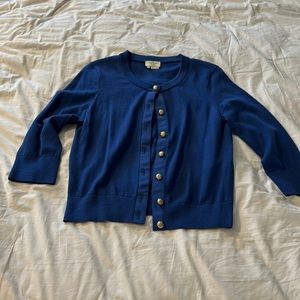 Kate Spade cardigan with gold buttons